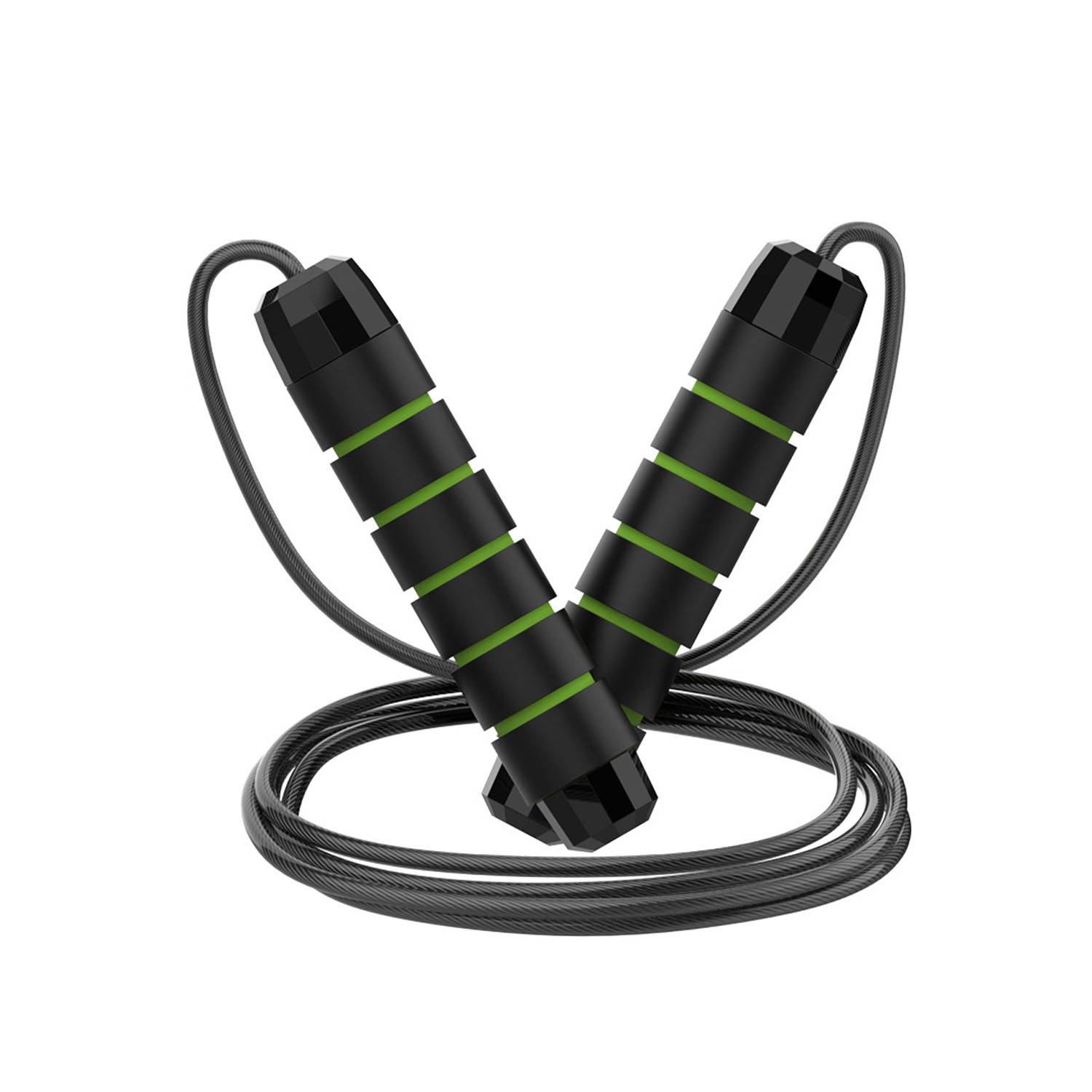 Adjustable Steel Wire Skipping Rope with Foam Handles 5