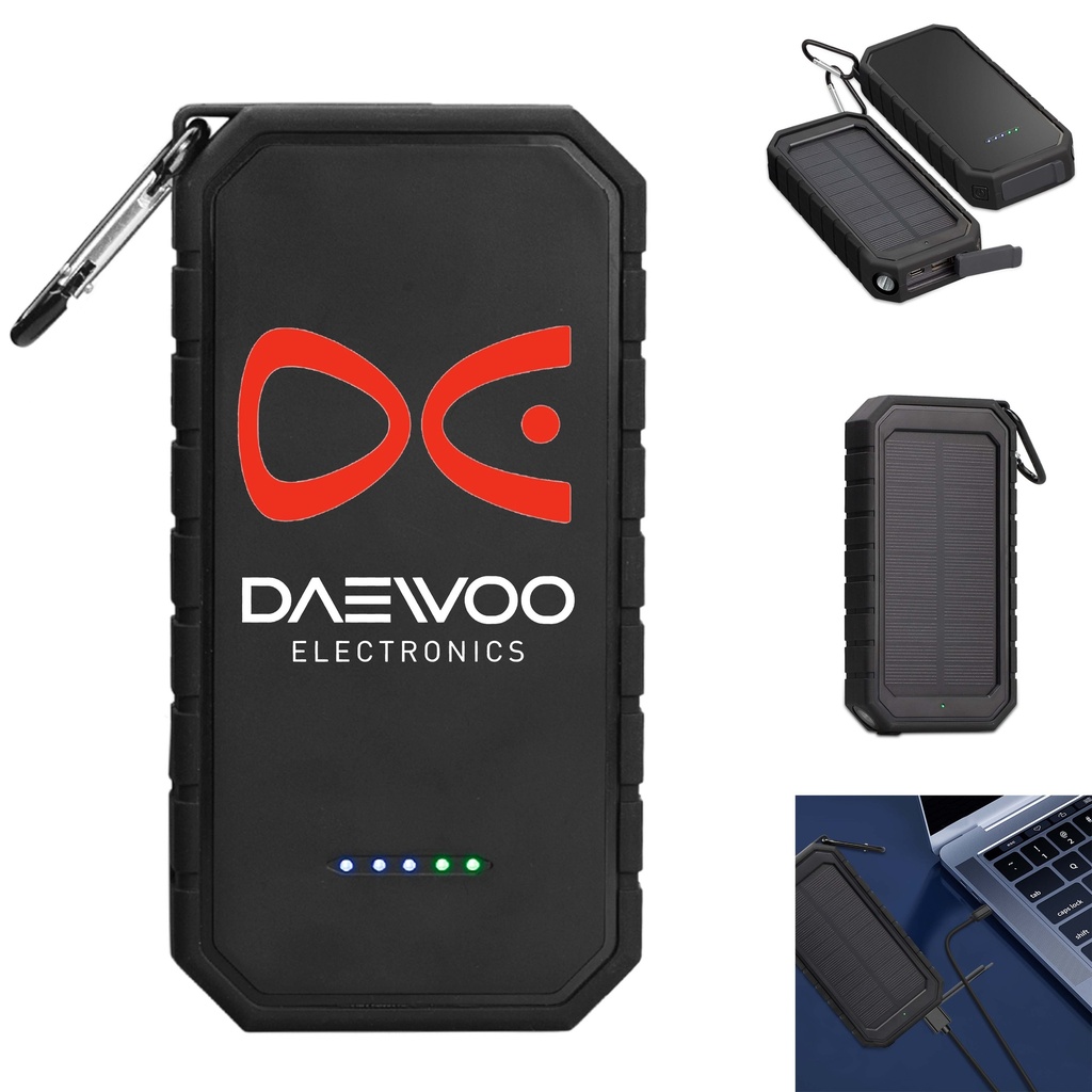 Wireless Solar Power Bank w/ Flashlight 4