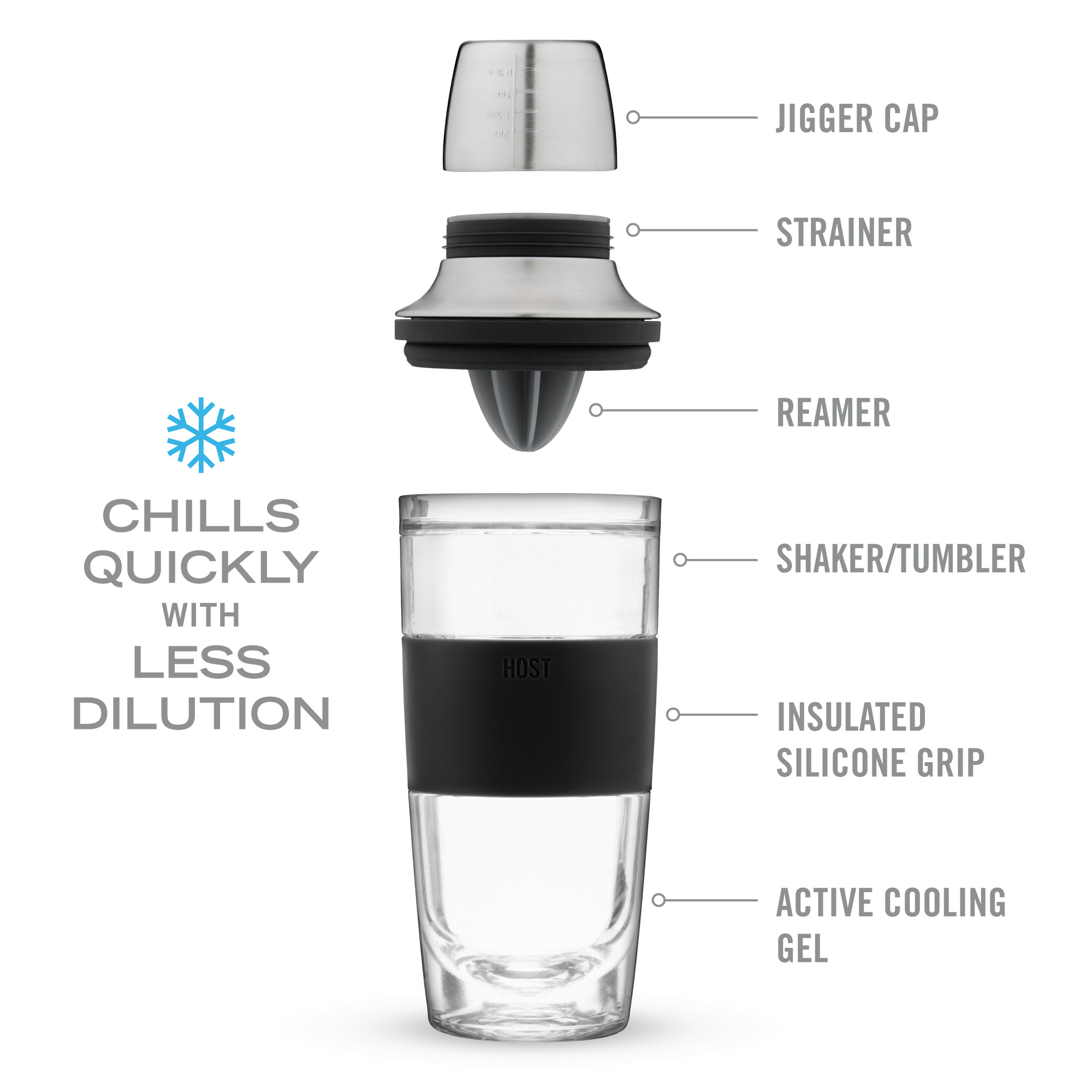 HOST® Cocktail Shaker FREEZE™ 7