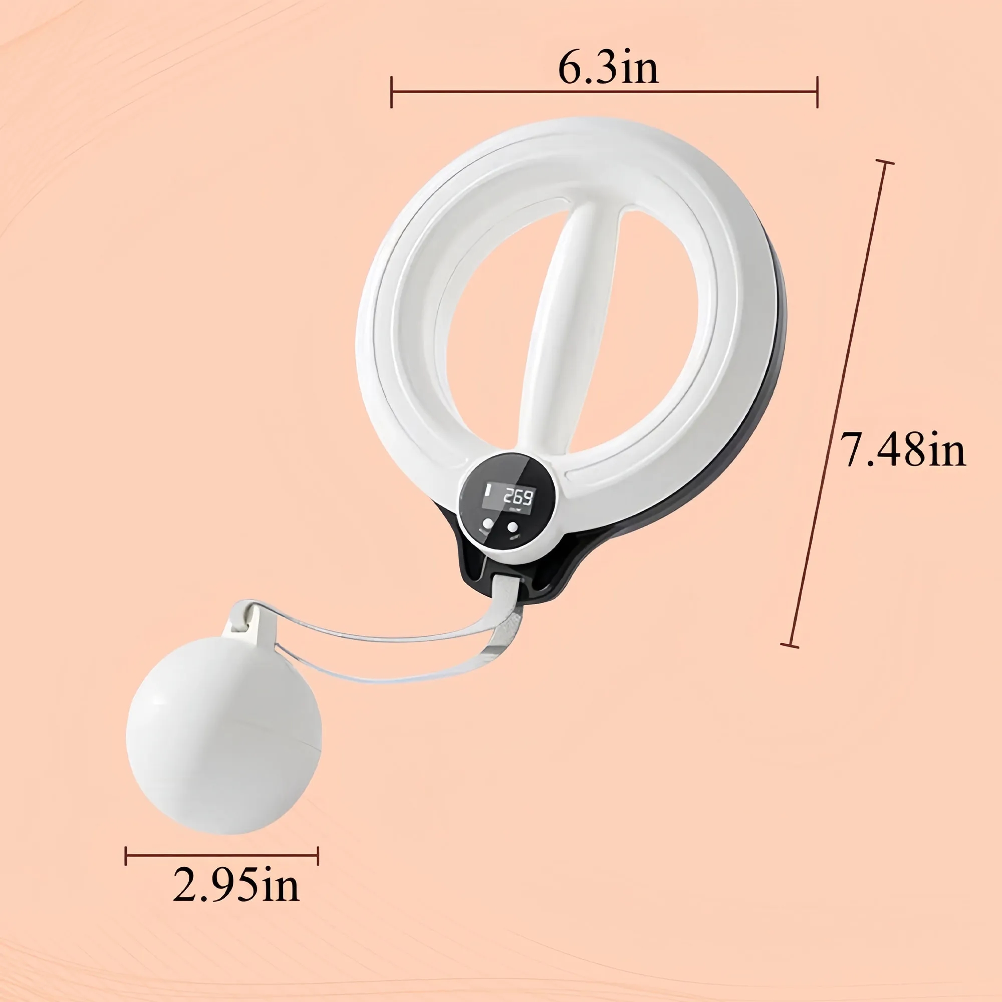 Smart Digital 360 Rotating Arm Slimming Hula Hoop 1