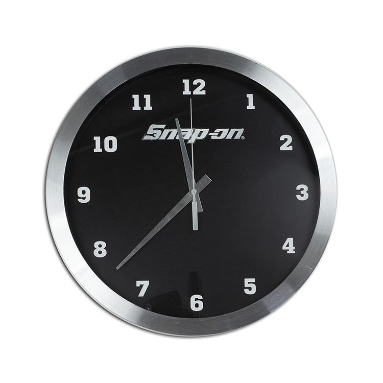 "Bridge" 14" Brushed Metal Wall Clock 6