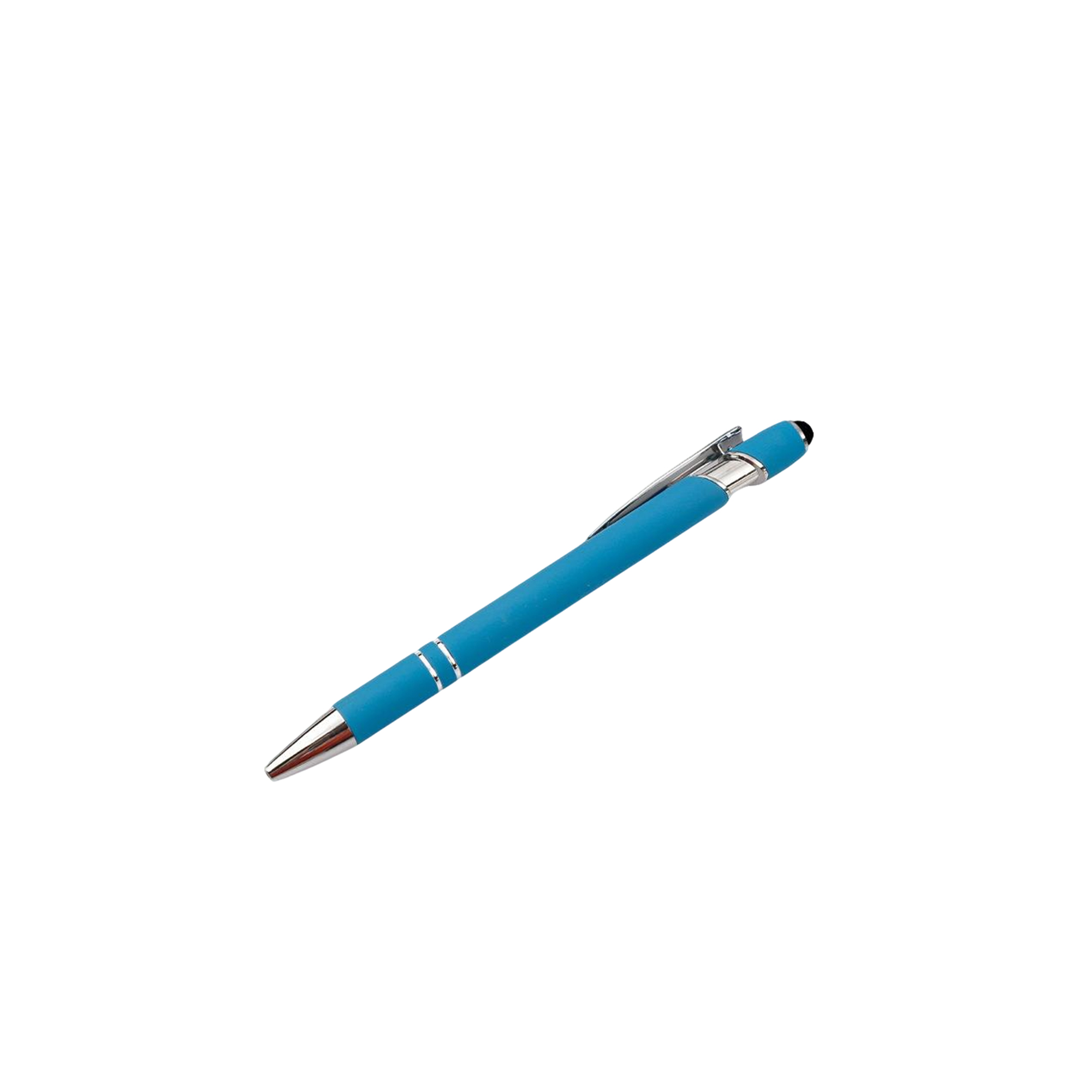 Metal Stylus Ballpoint Pen Dual Tip Click Action 18