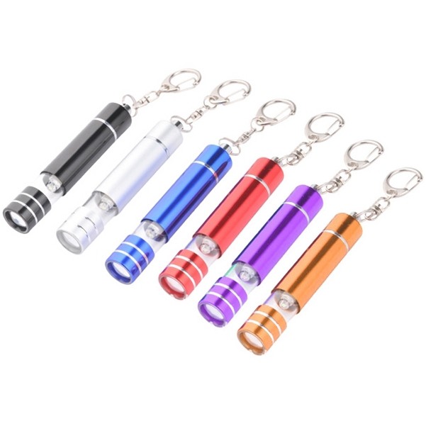 Aluminum LED Flashlight Key Chain 2