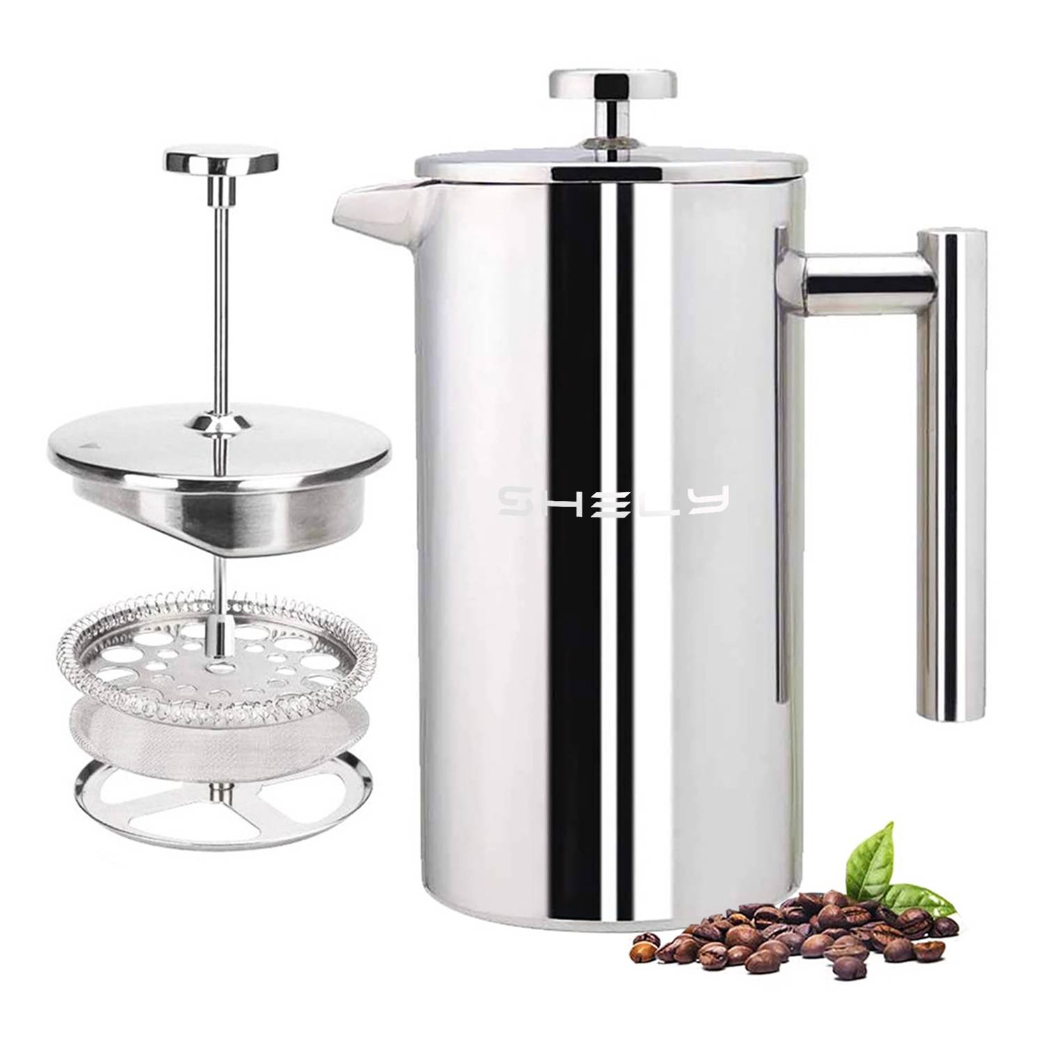 Stainless Steel Pour-Over Coffee Maker 2