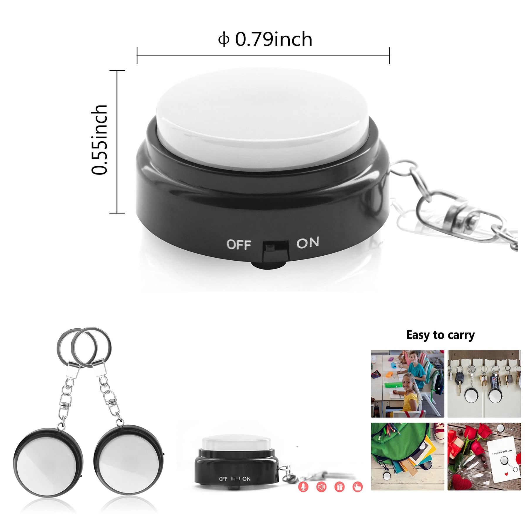 20 Second Recordable Sound Button 3