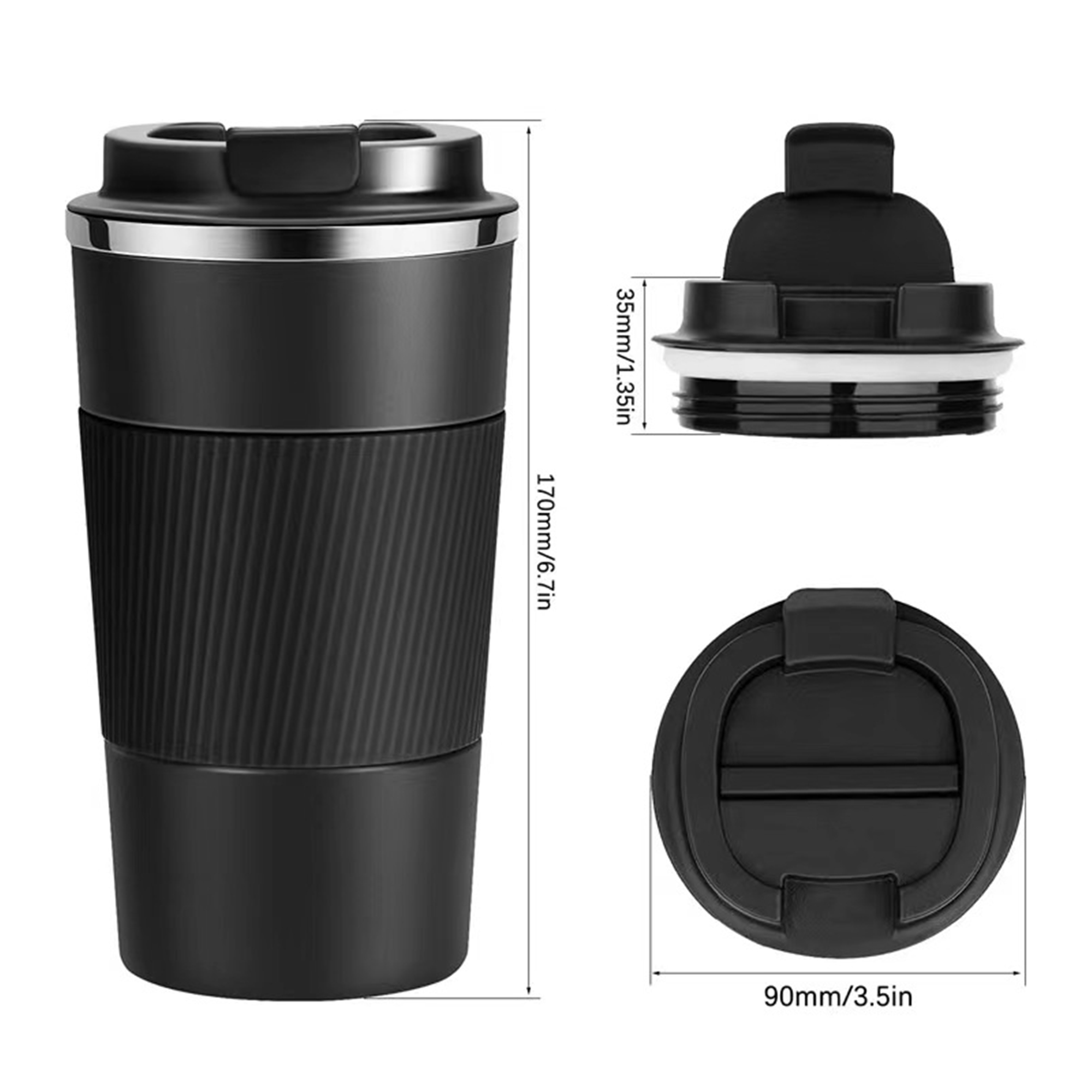 12 oz Double Walled Insulated Travel Cup 2