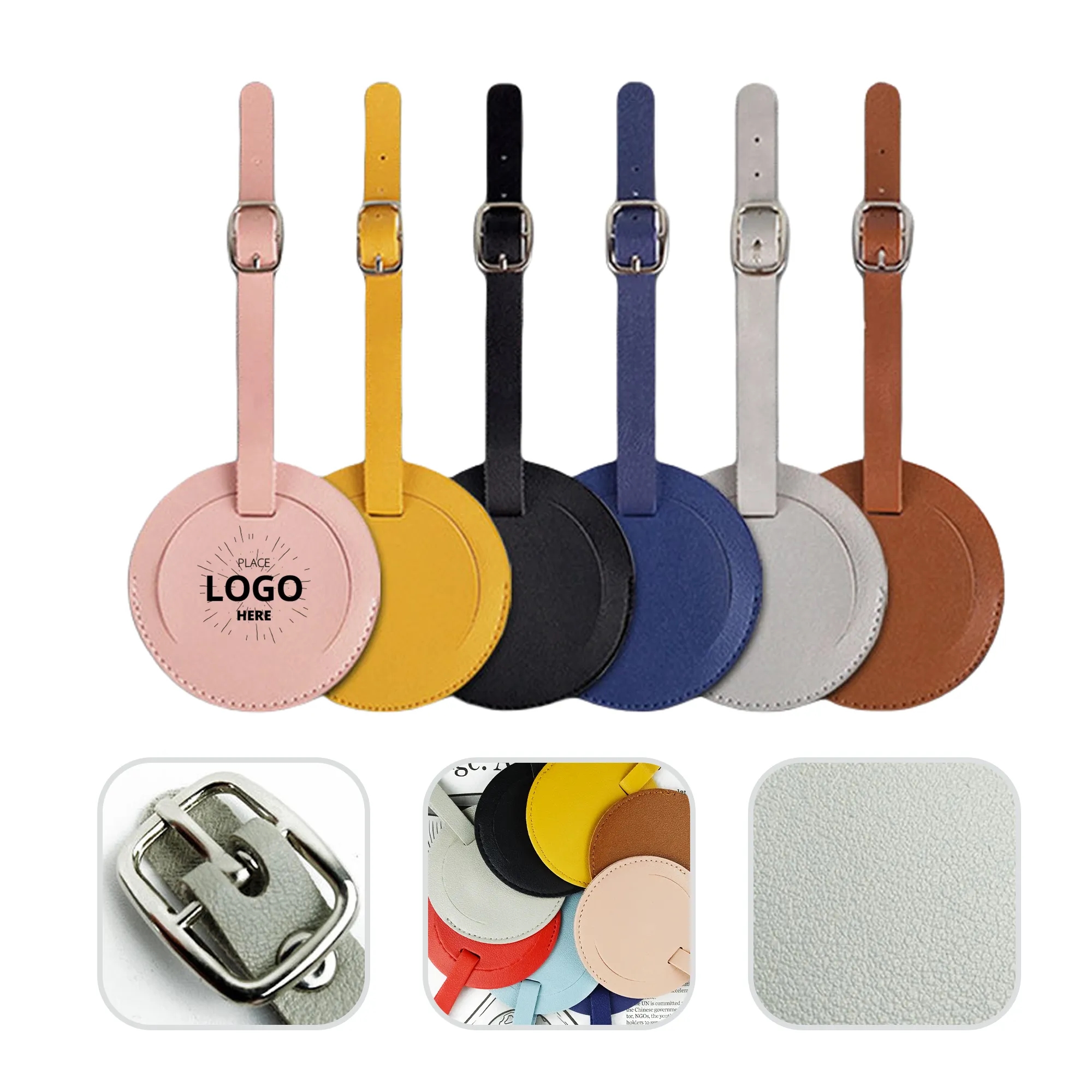 Round Luggage Tag 4