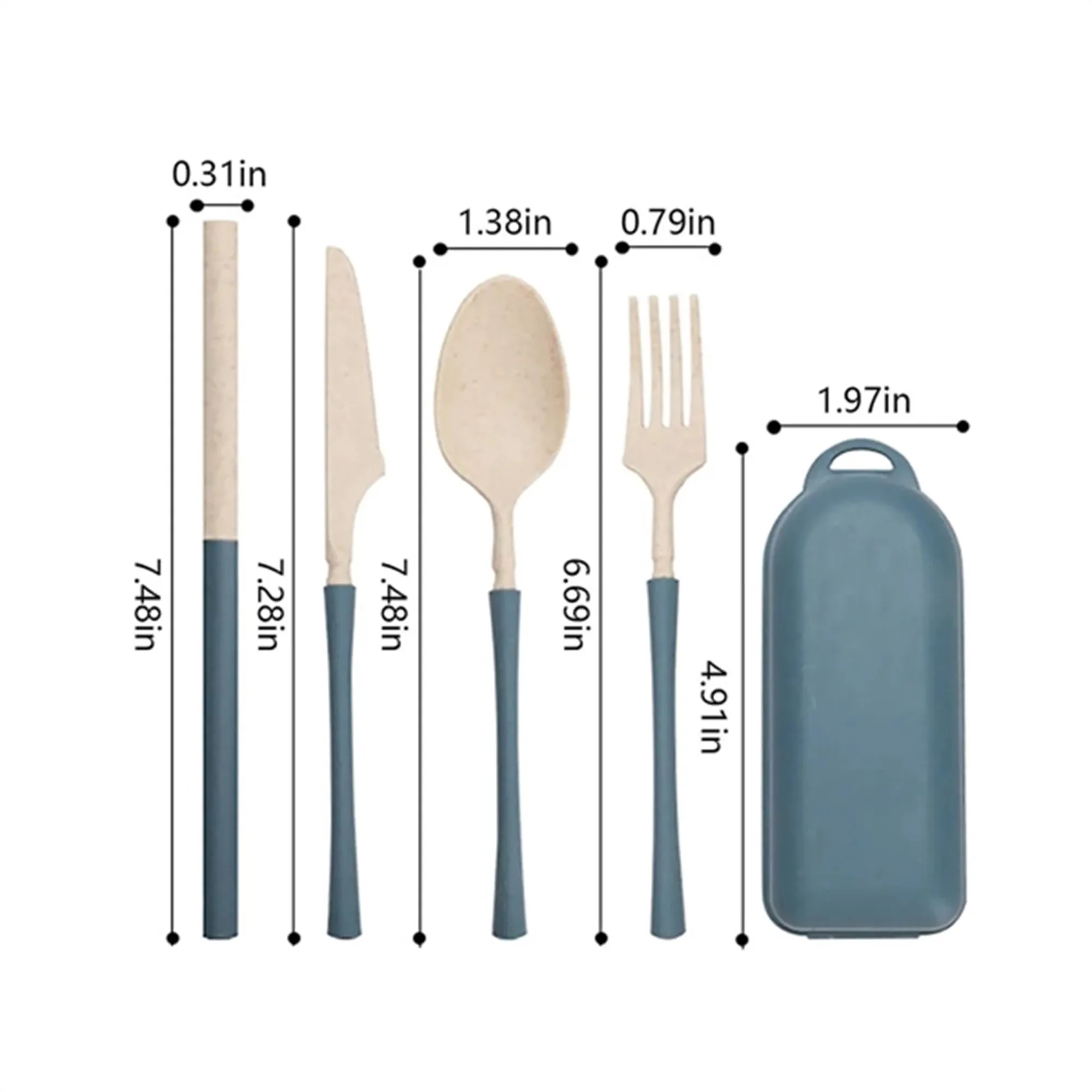 Reusable Wheat Straw Set 2