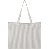 Striped Pacific Recycled Cotton Shopper Tote 19
