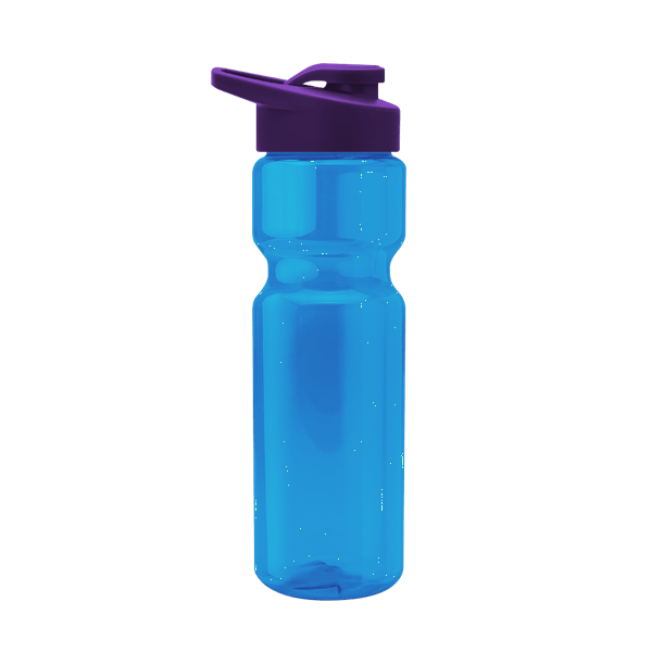 Blazer 28oz Transparent Bike Bottle w/Drink-thru Lid 2744
