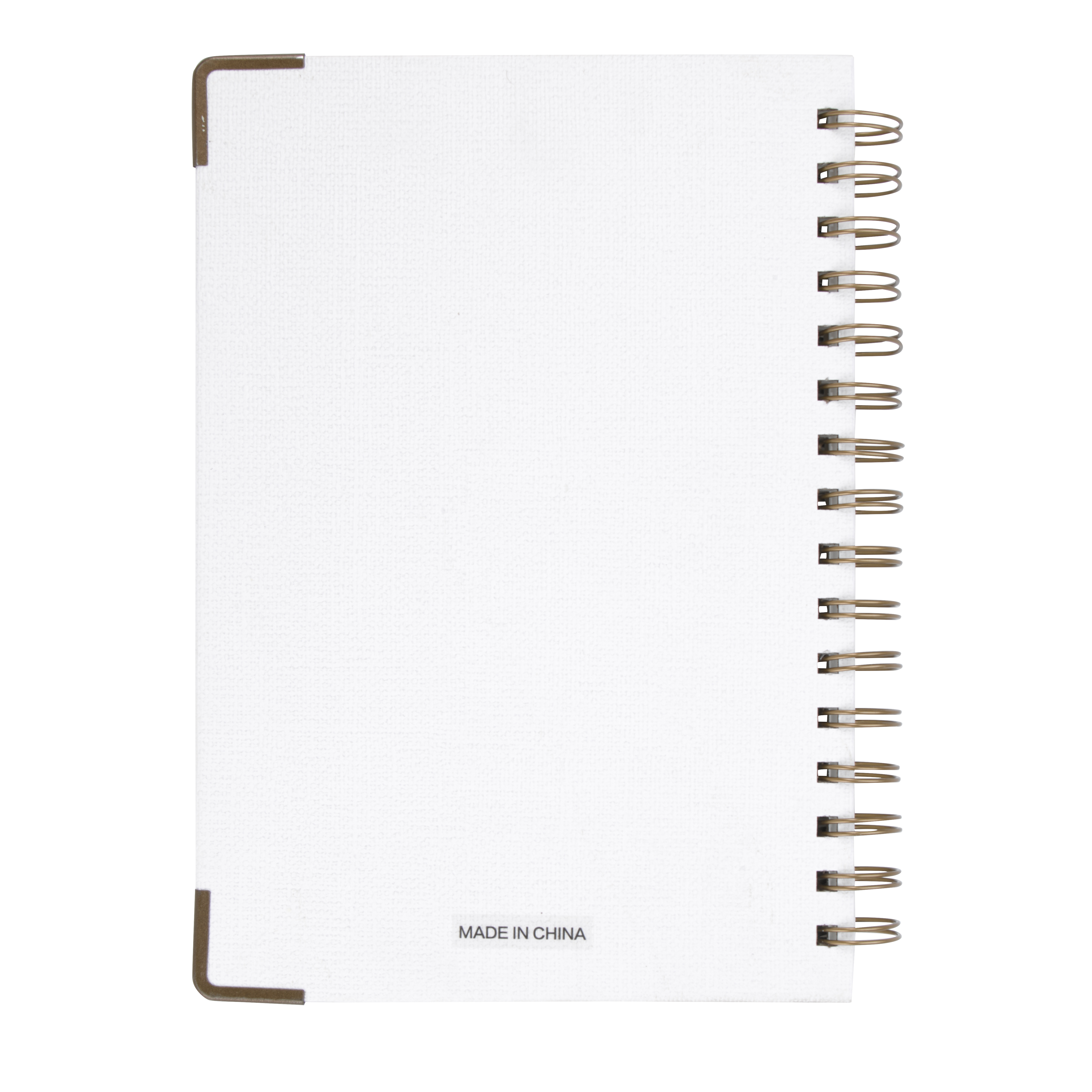 Good Value™ Woven Paper Hardback With Metal Accents Notebook 6
