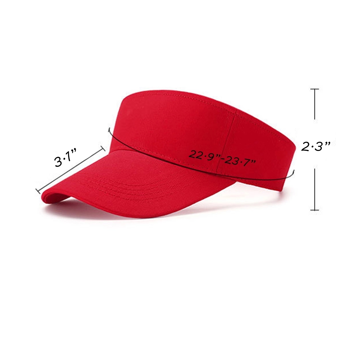 Summer Cotton Visor Cap Sunhat 5