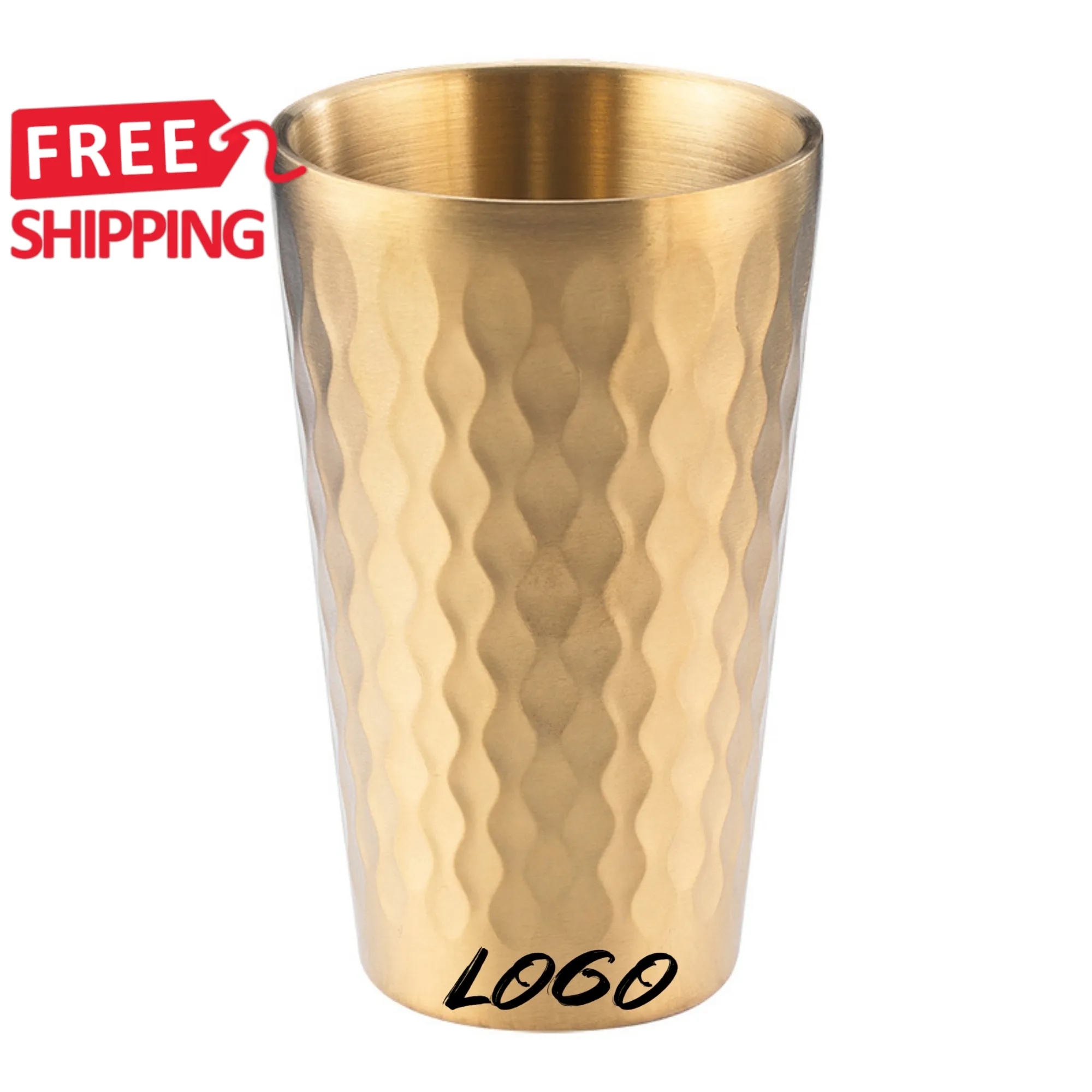 Stainless Steel Stackable Beer Cup 6 oz 22 oz 11