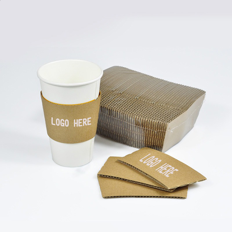 10-16 OZ Kraft Paper Cup Sleeve 1