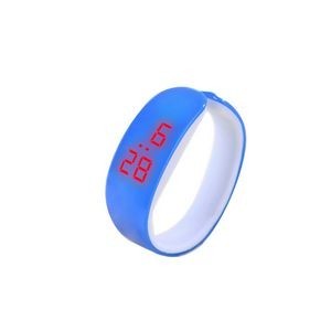 Sports Watch With Colorful Light Dial And Adjustable Soft Bracelet Band 9