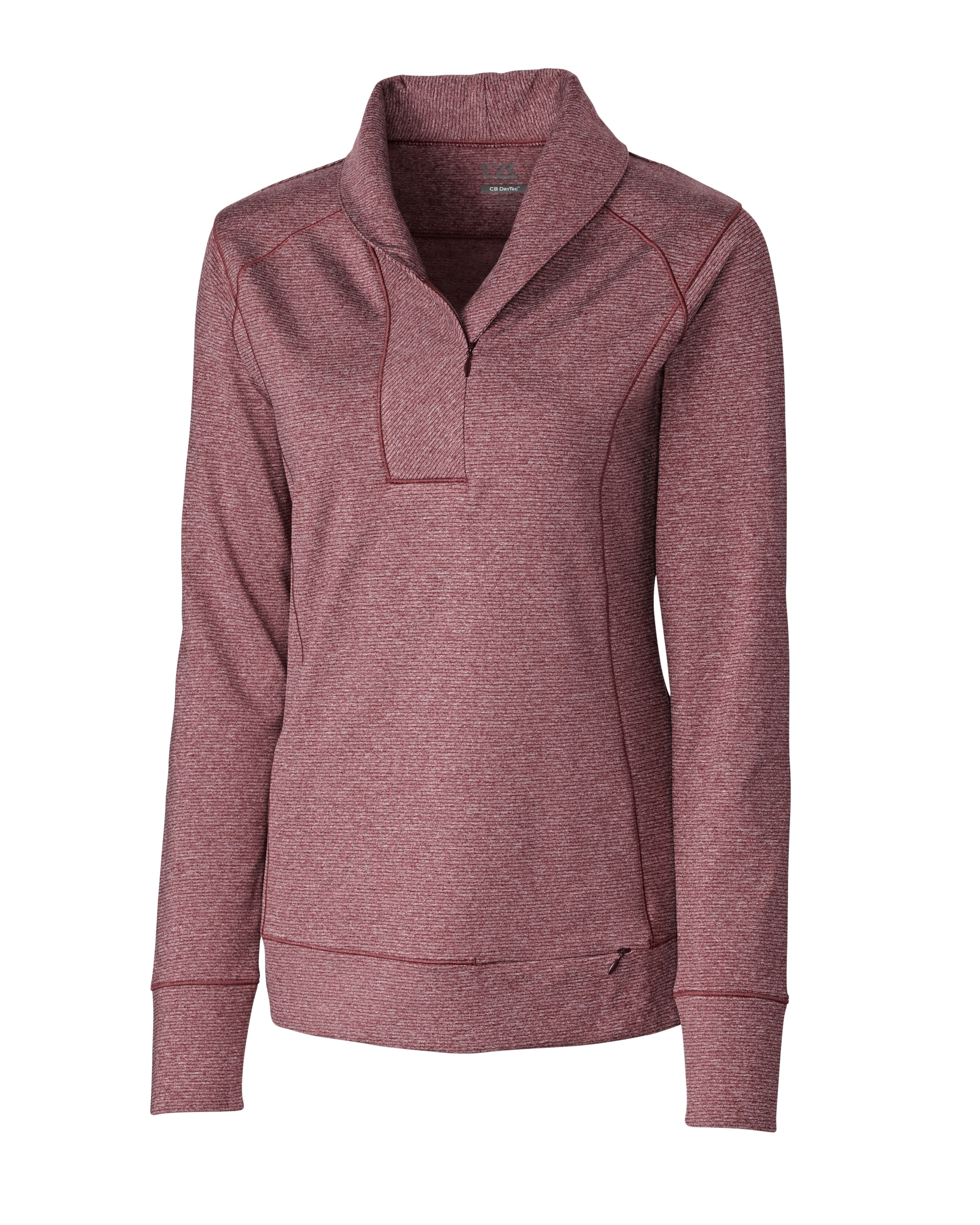 Cutter and Buck Ladies Shoreline 1/2 Zip - Pullover, custom hoodie or sweatshirt with logo imprint 4