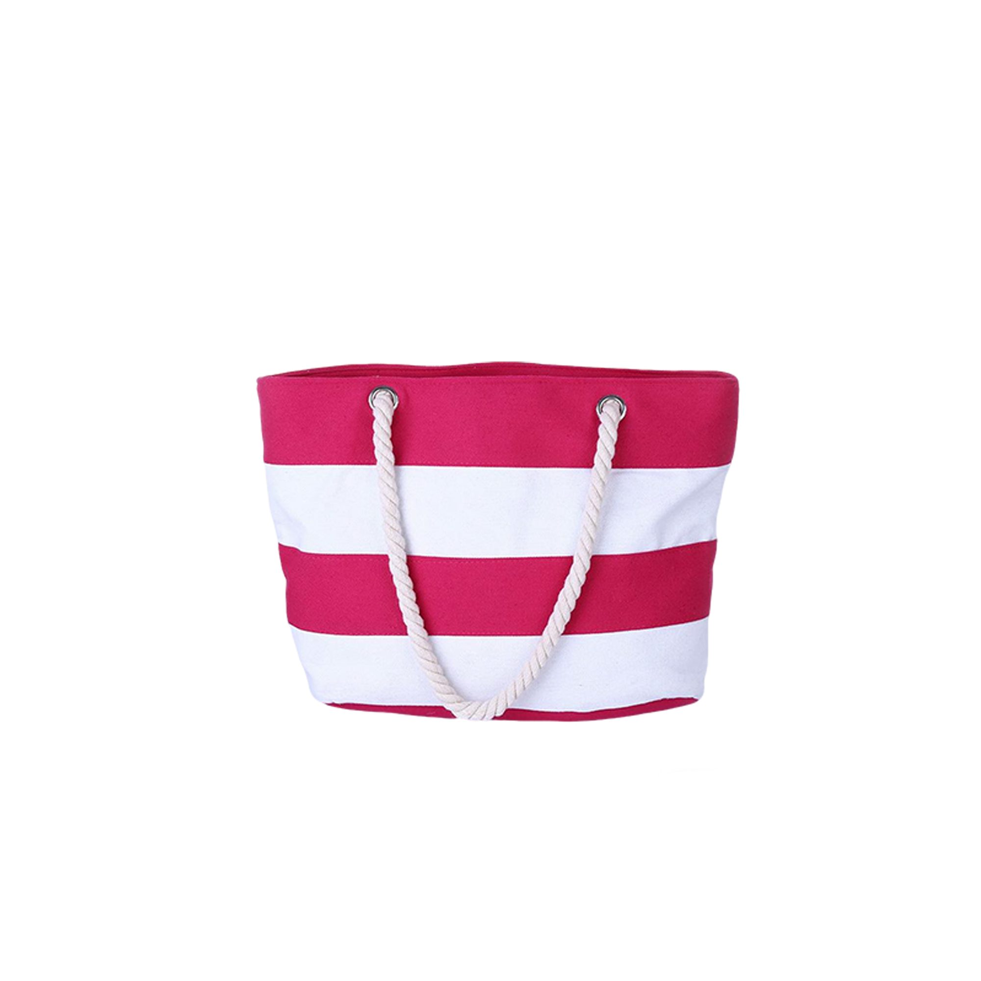 Canvas Beach Tote With Soft Rope Handles, custom tote bag with logo imprint 12