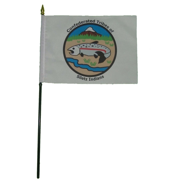 Hand Held Stick Flag with full color imprint 5