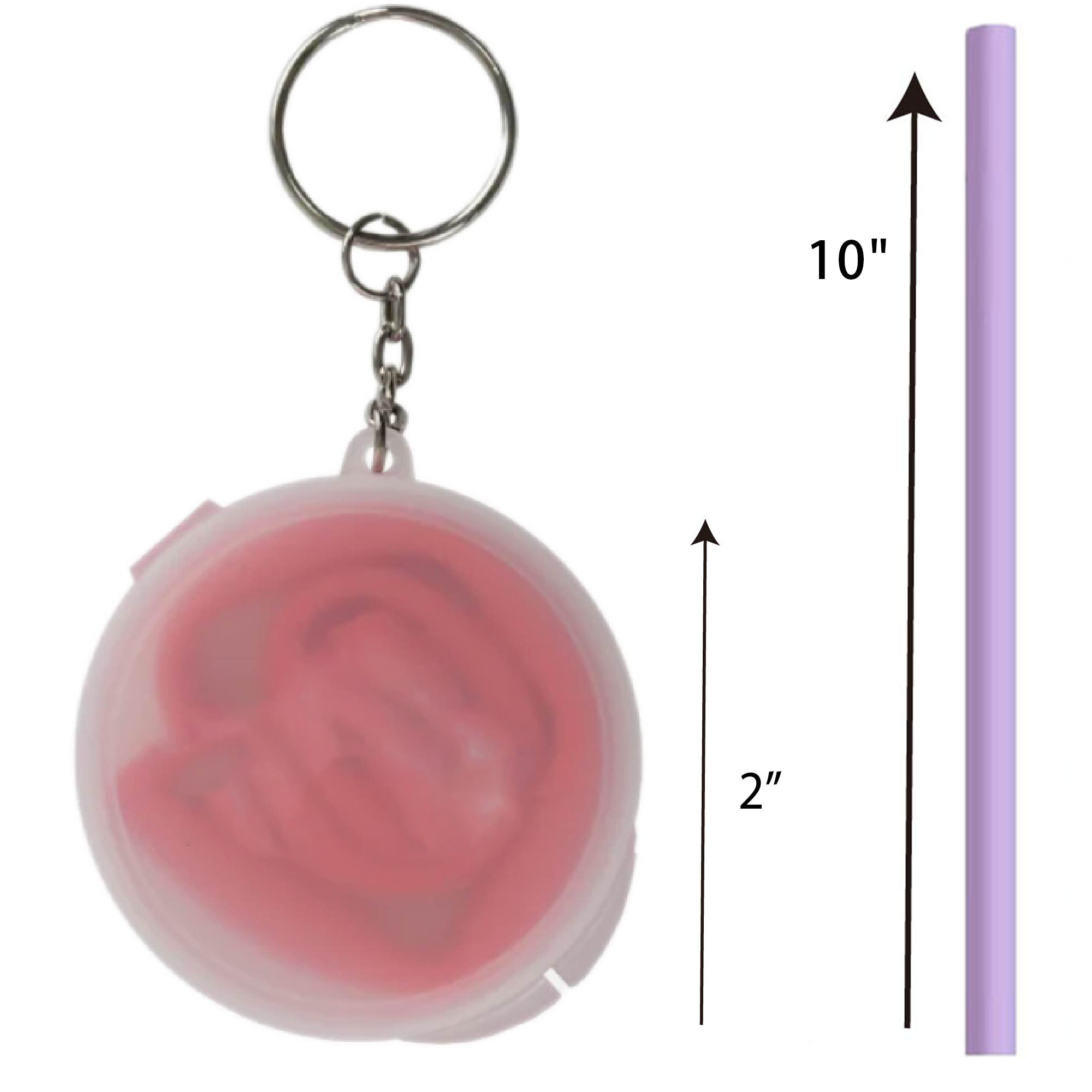 Custom Logo Silicone Straw 2