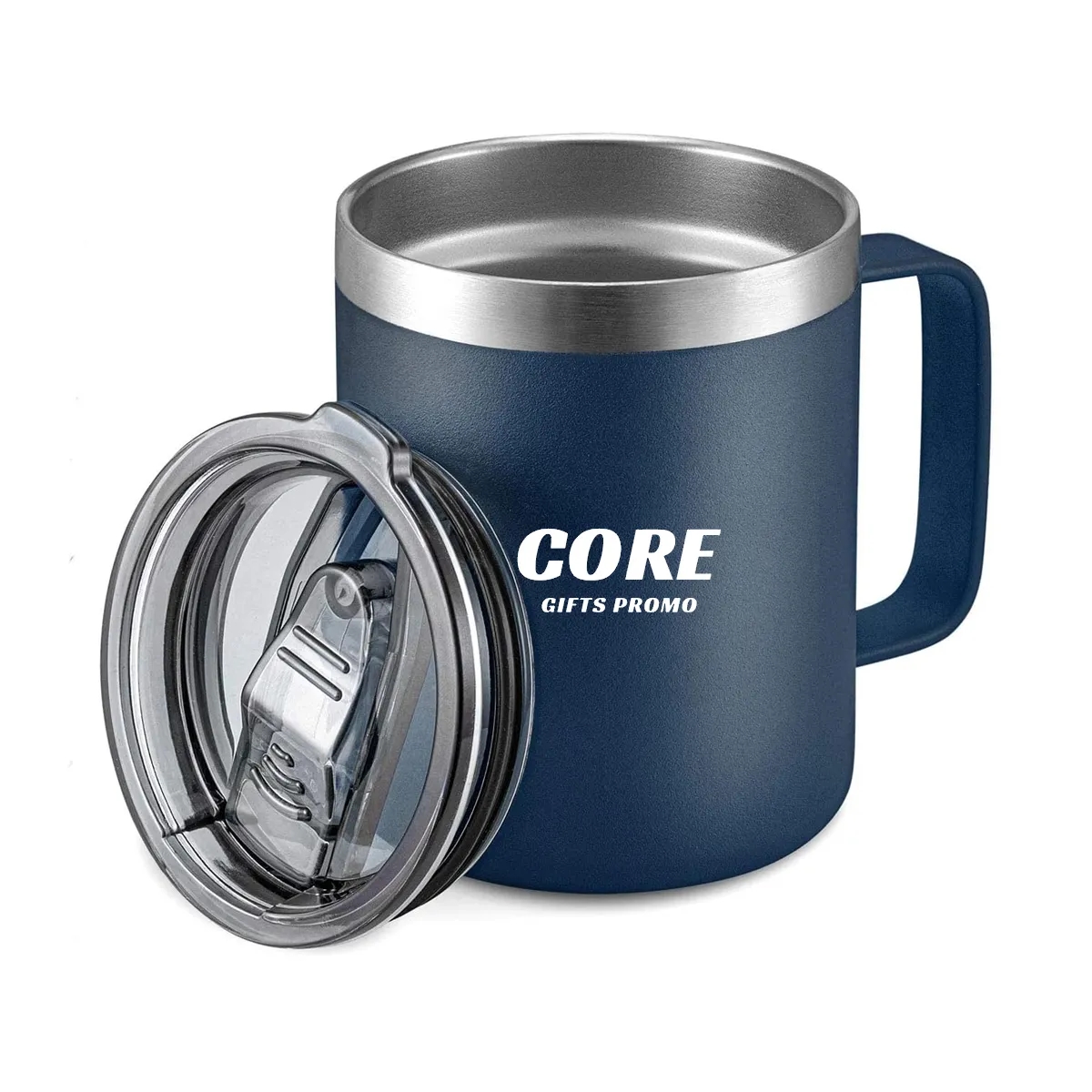 12oz Stainless Steel Insulated Coffee Mug with Handle 2
