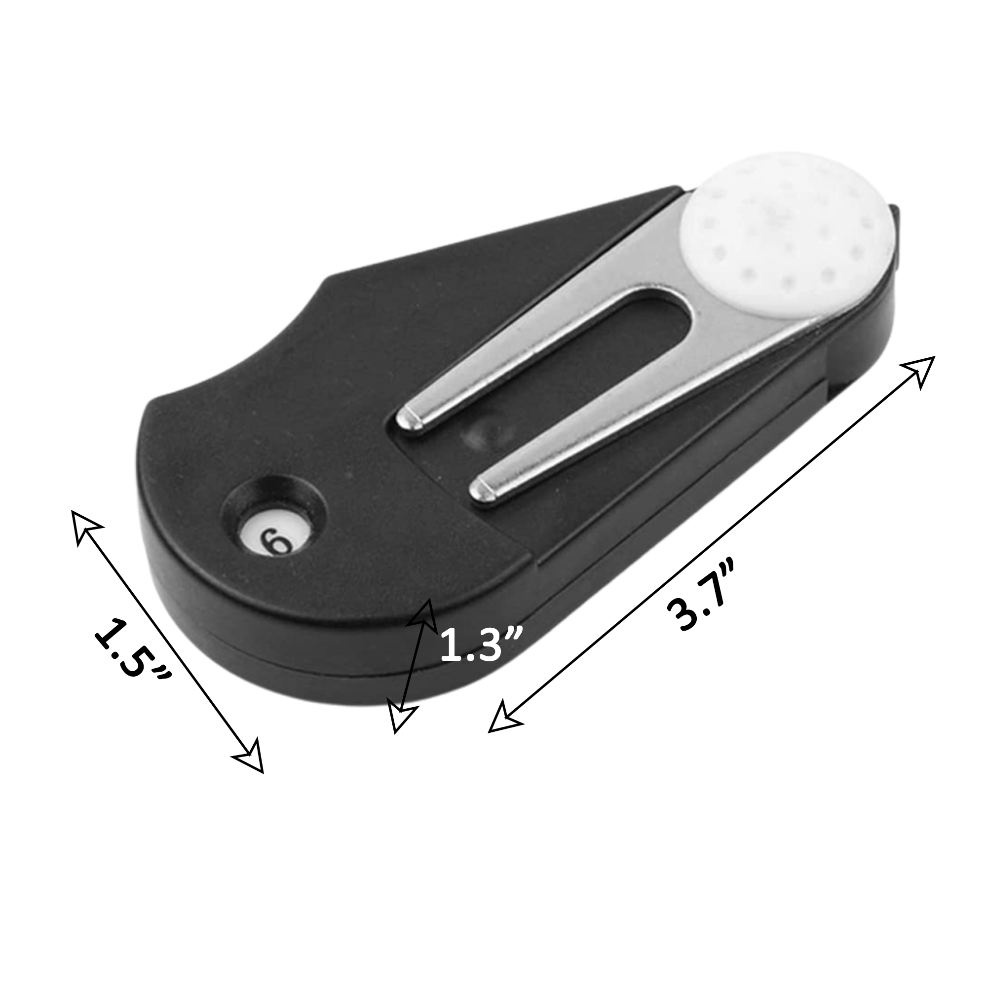 Foldable Golf Club Groove Cleaner Brush Divot Tool Ball Mar 3