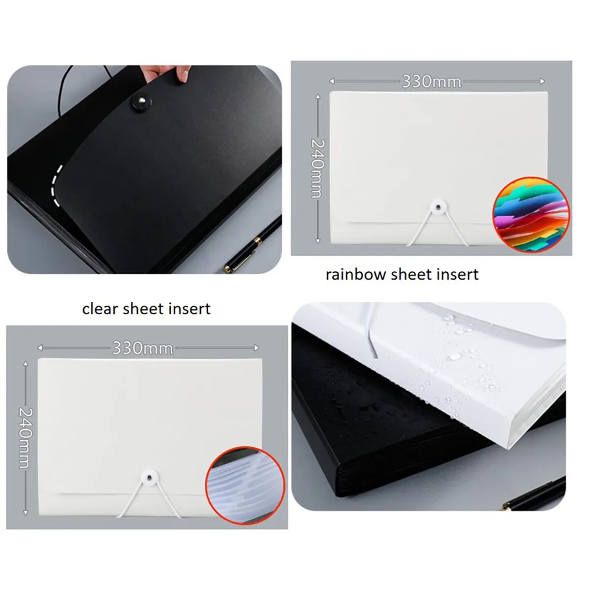 Expanding Organizer Organ File Folder Letter Size 4