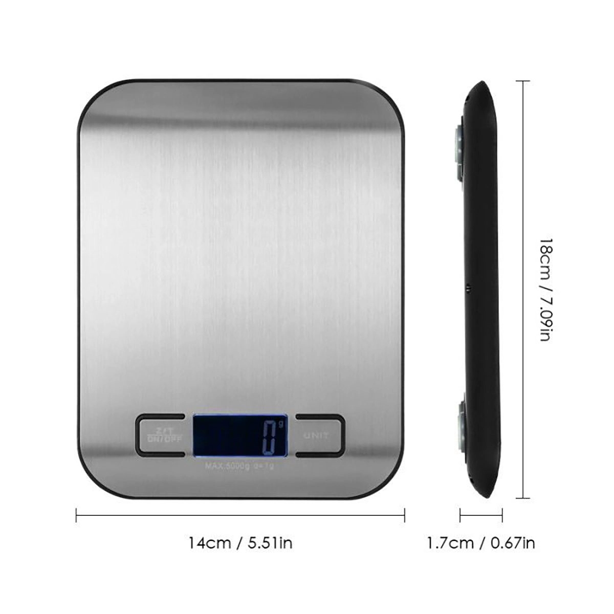 Food Kitchen Scale Digital Grams and Ounces for Weight Loss 2