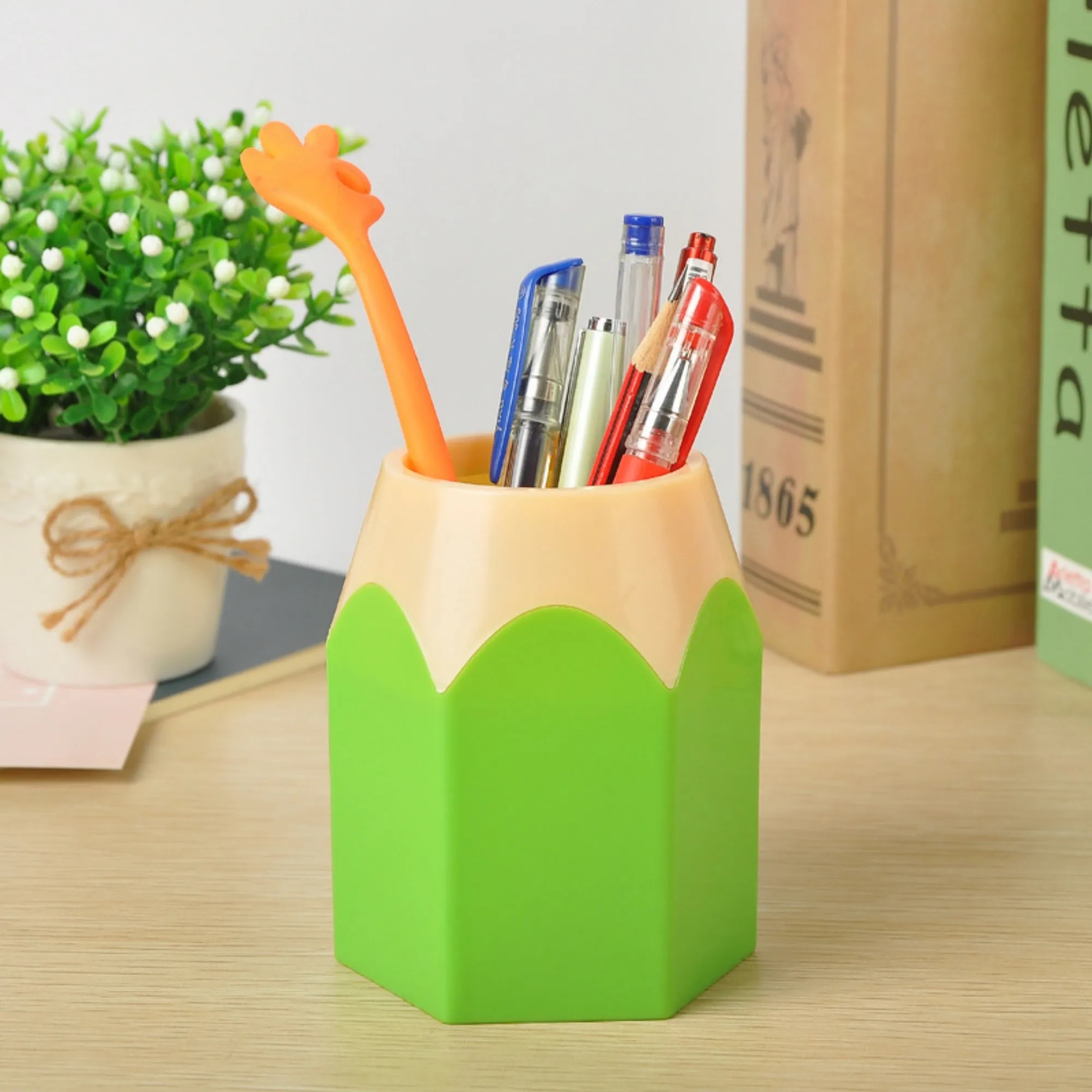 Creative Pencil Pen Tooth Brush Holder MOQ50 2
