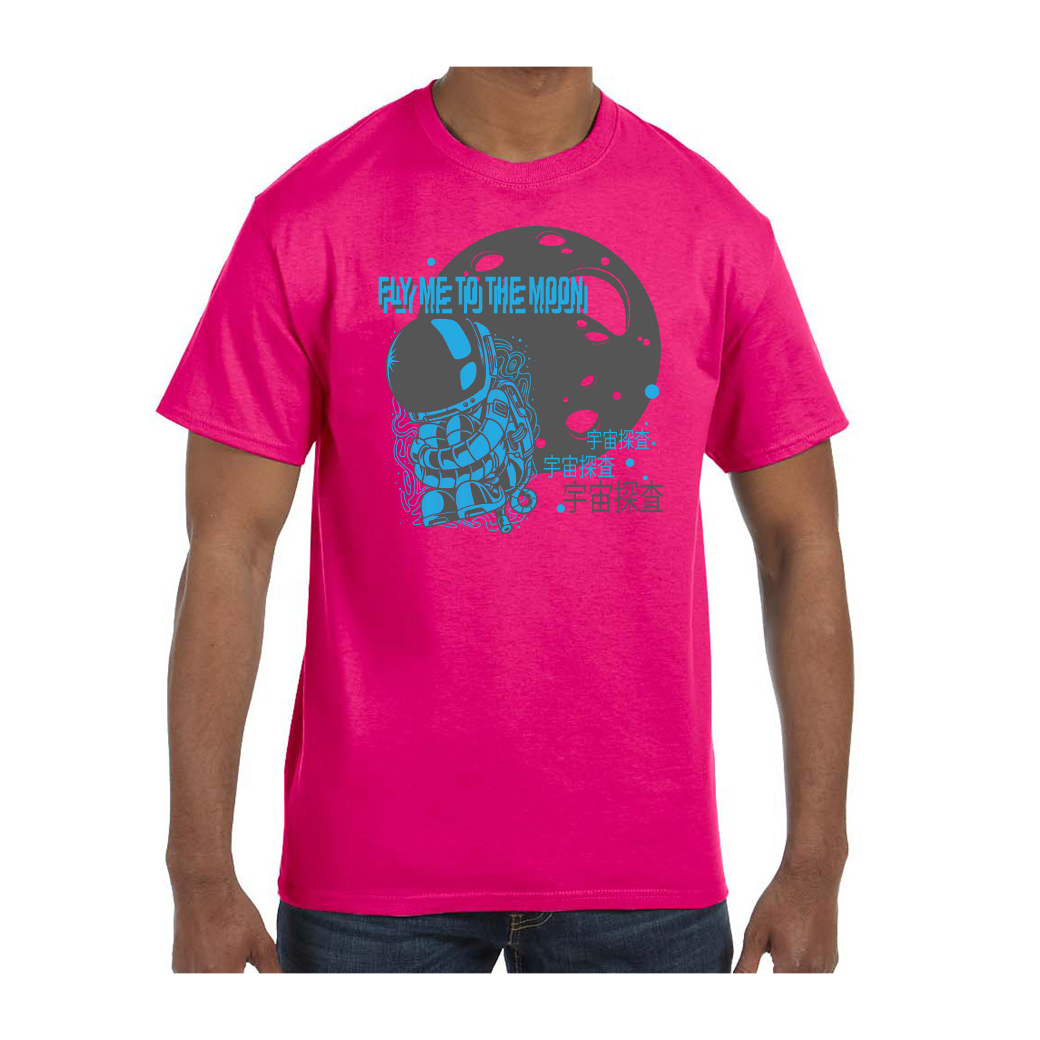 Gildan™ 5.3 oz Cotton Pre-Shrunk T-Shirt (2 Color Imprint) 2