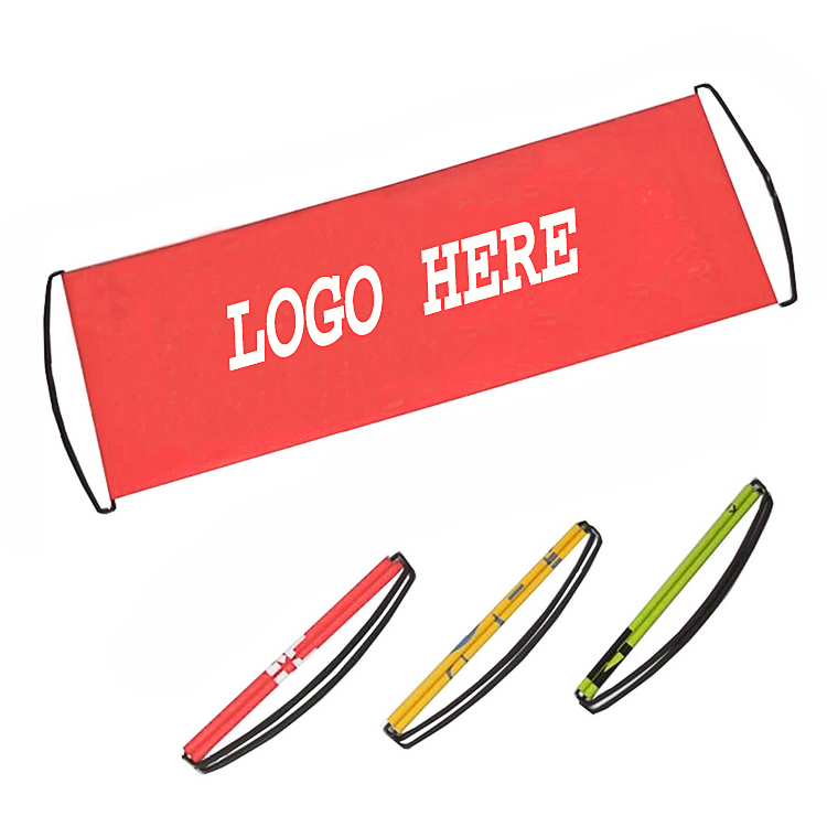 27 9/16" x 9 7/16" Hand Held Scrolling Banner/Flag 1