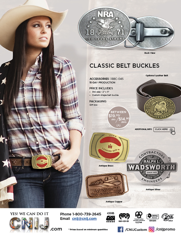 Classic Belt Buckle (2 x 3 in) 11