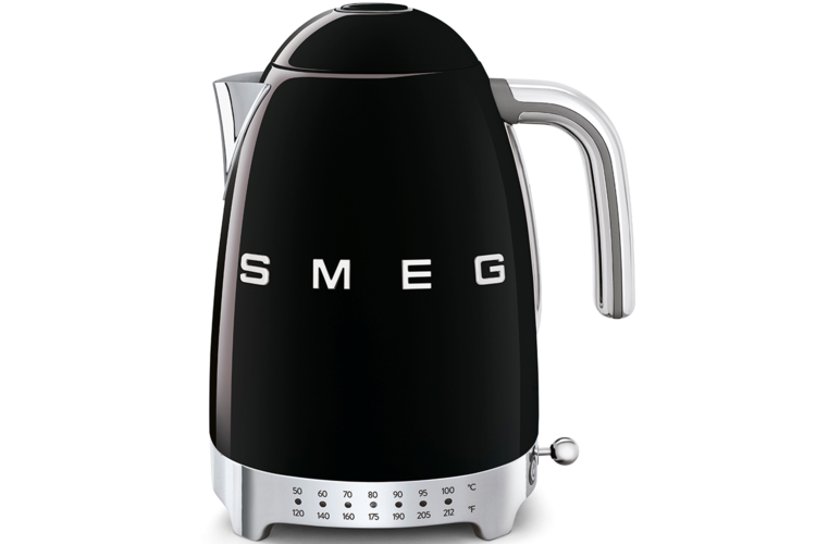 SMEG Variable Temperature Kettle - Black Glossy 1