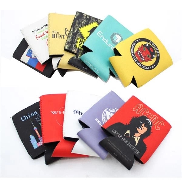Beverage Can Holder, custom koozie with logo imprint 5