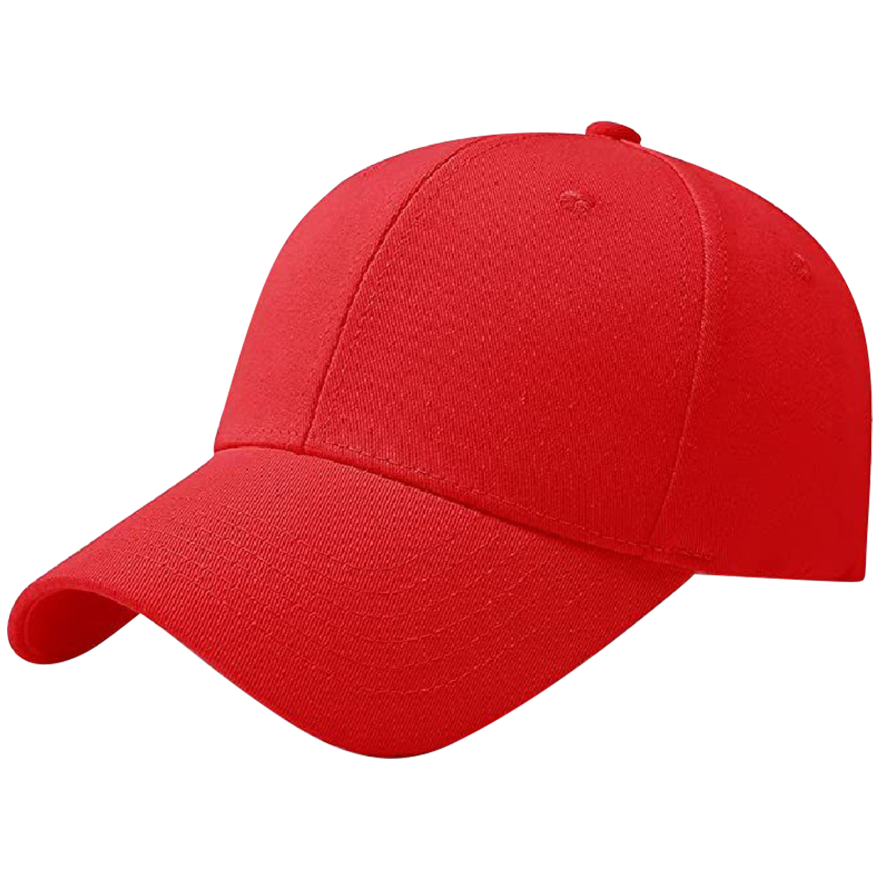 Classic 6-panel Curved Brim Baseball Cap With Plastic Snapback Clousure (MOQ: 1pc) 3