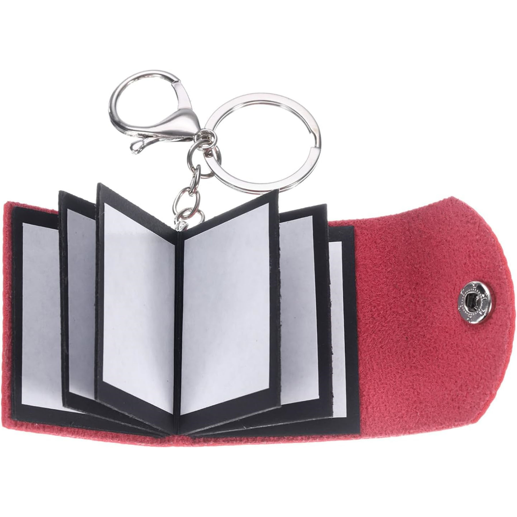 Leather Mini Photo Album Keychain 7