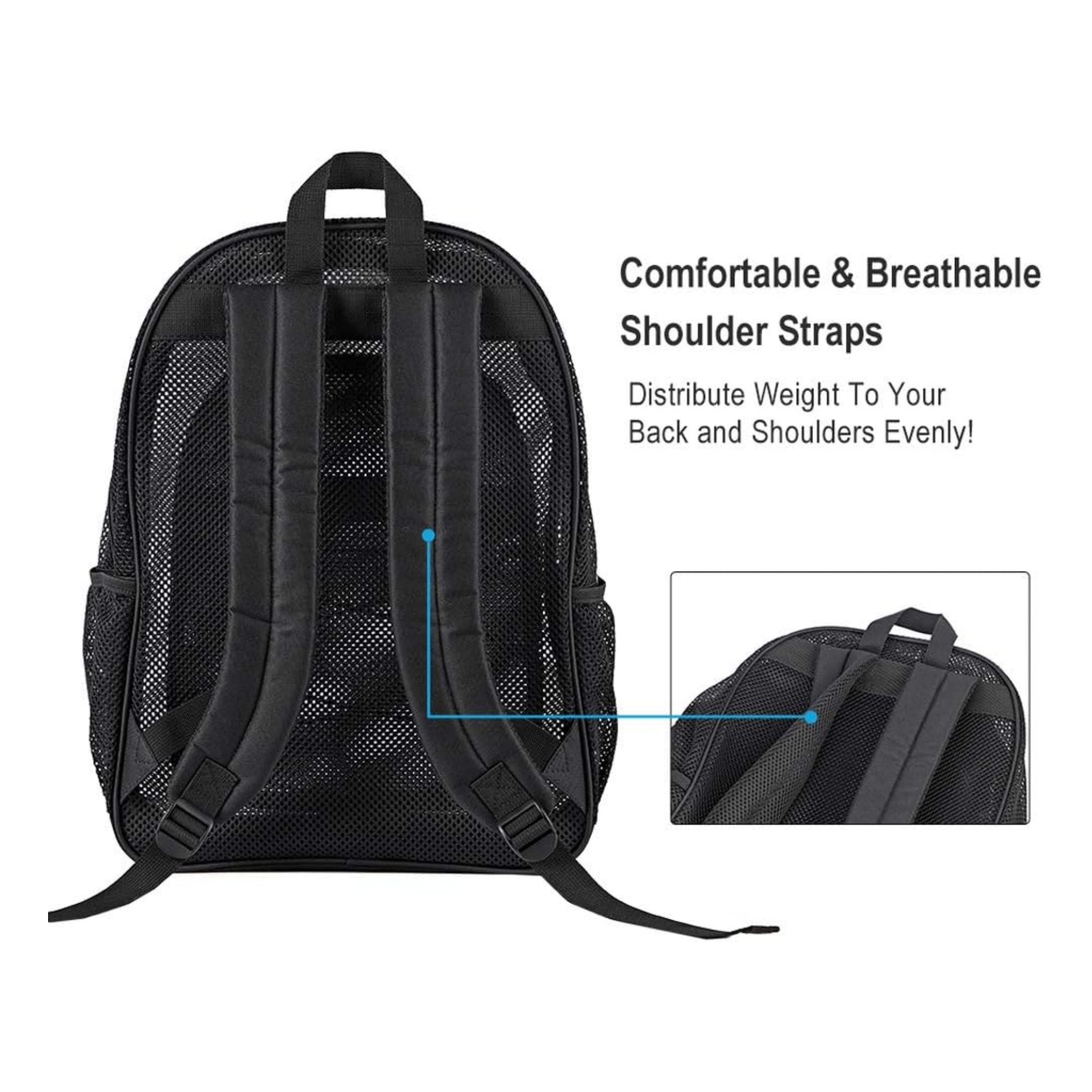 See Through Mesh Backpack 7