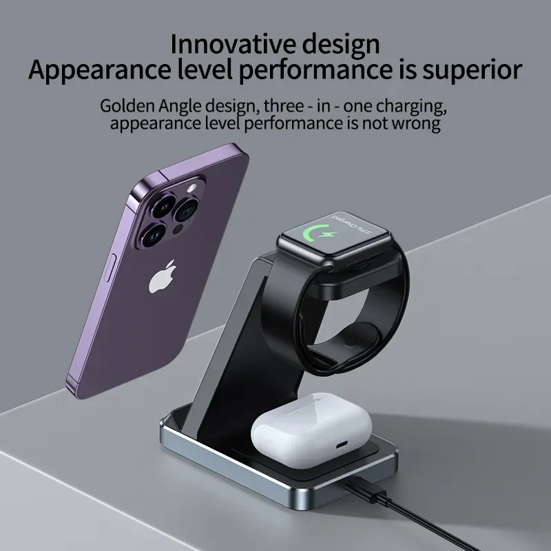 3 in 1 Wireless Charging Station 2