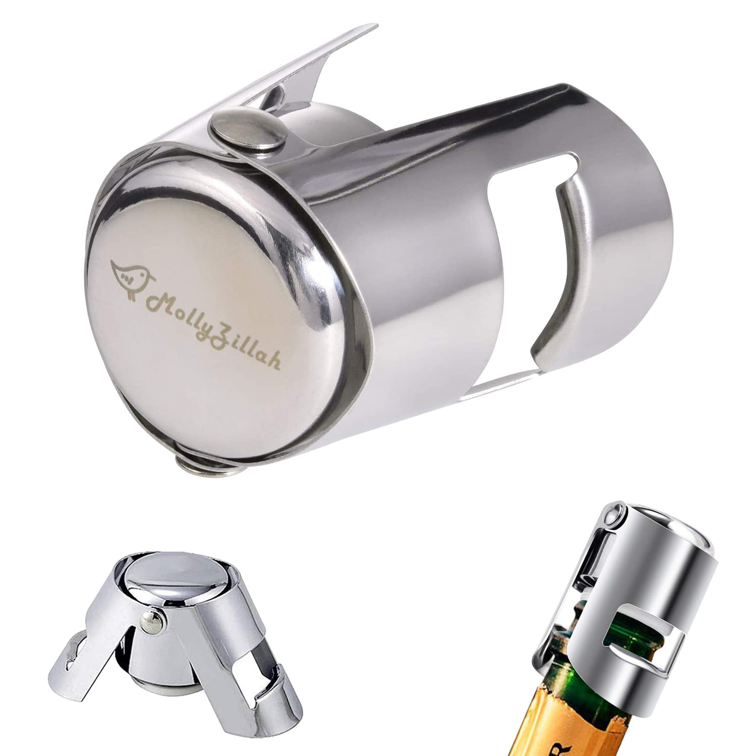 Stainless Steel Champagne Stopper 1