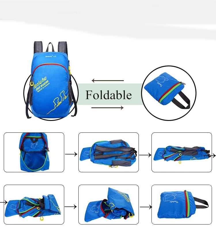 Lightweight School and Travel Foldable Backpack 9