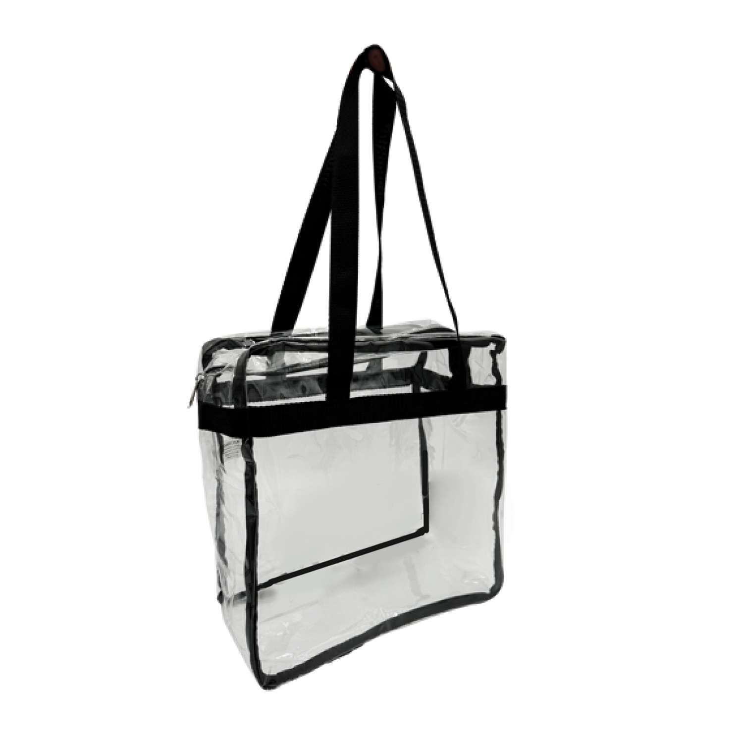 Clear Zippered Tote Bag 2