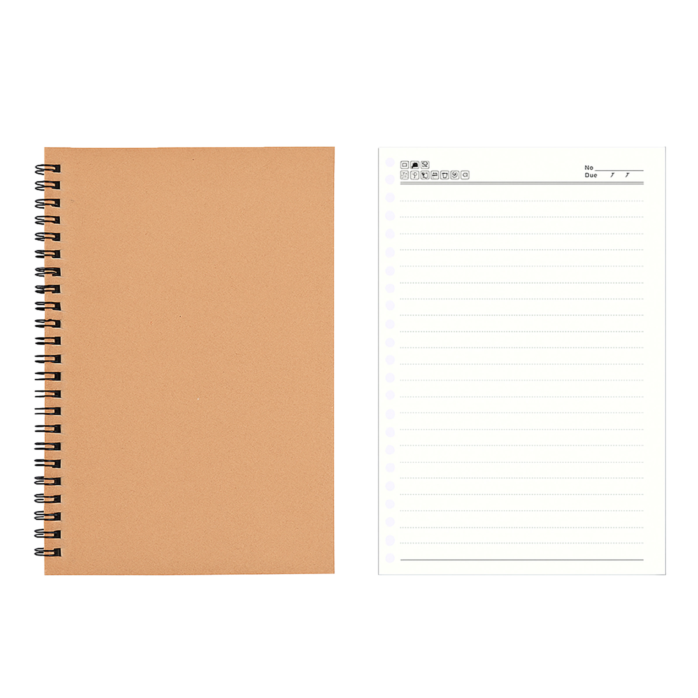 Spiral Notebook With Lined Pages 9