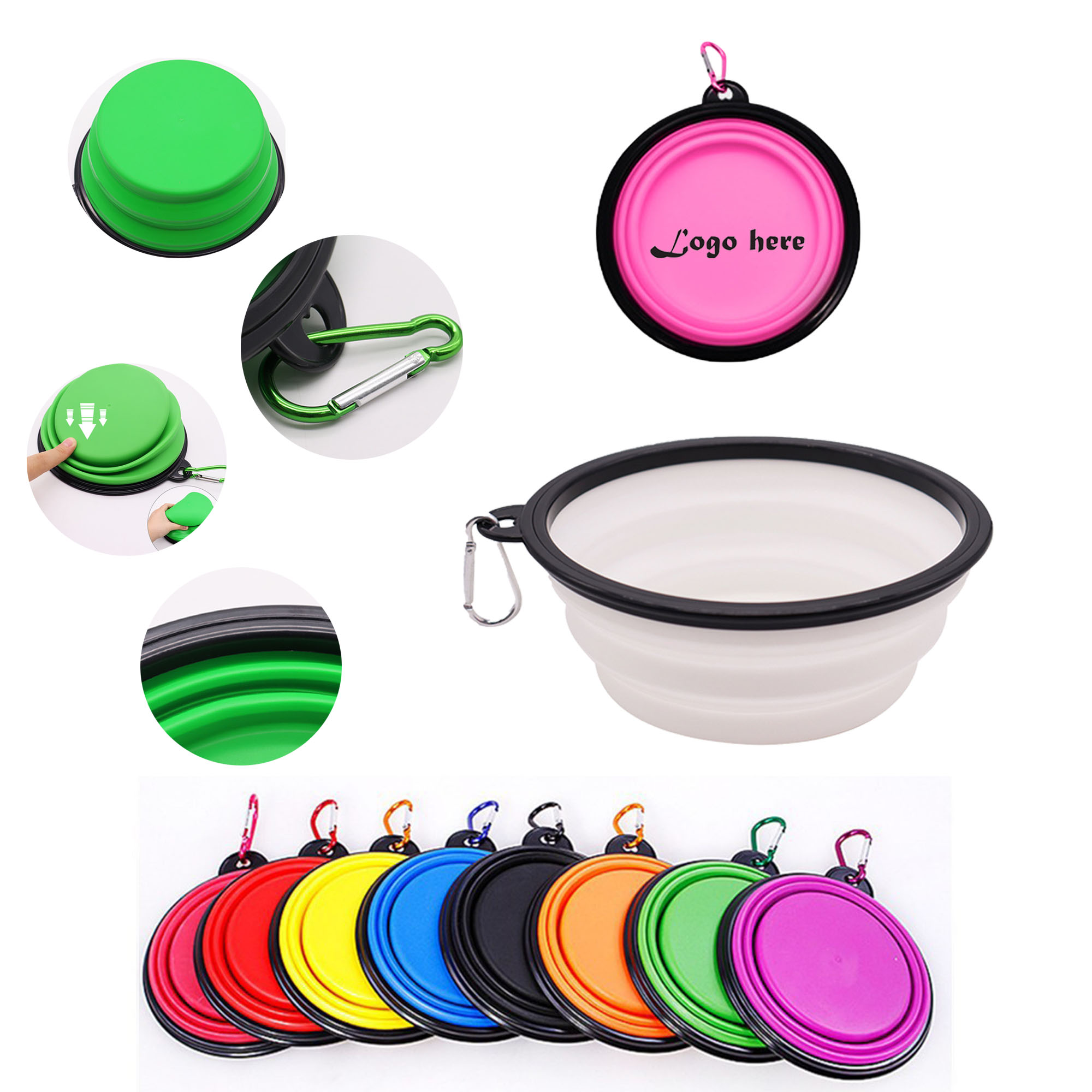Portable Silicone Folding Dog Bowl 2