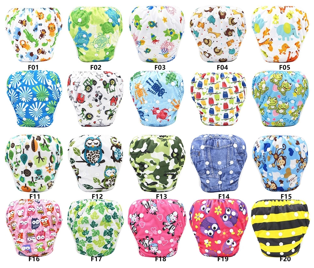 Snap One Size Adjustable Reusable Baby Swim Diaper 2