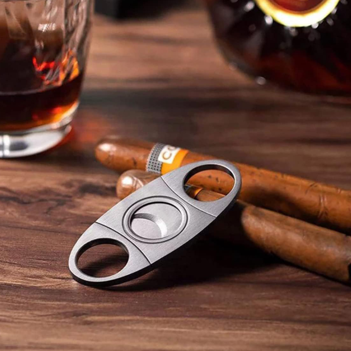 Stainless Steel Double Blade Cigar Cutter 5