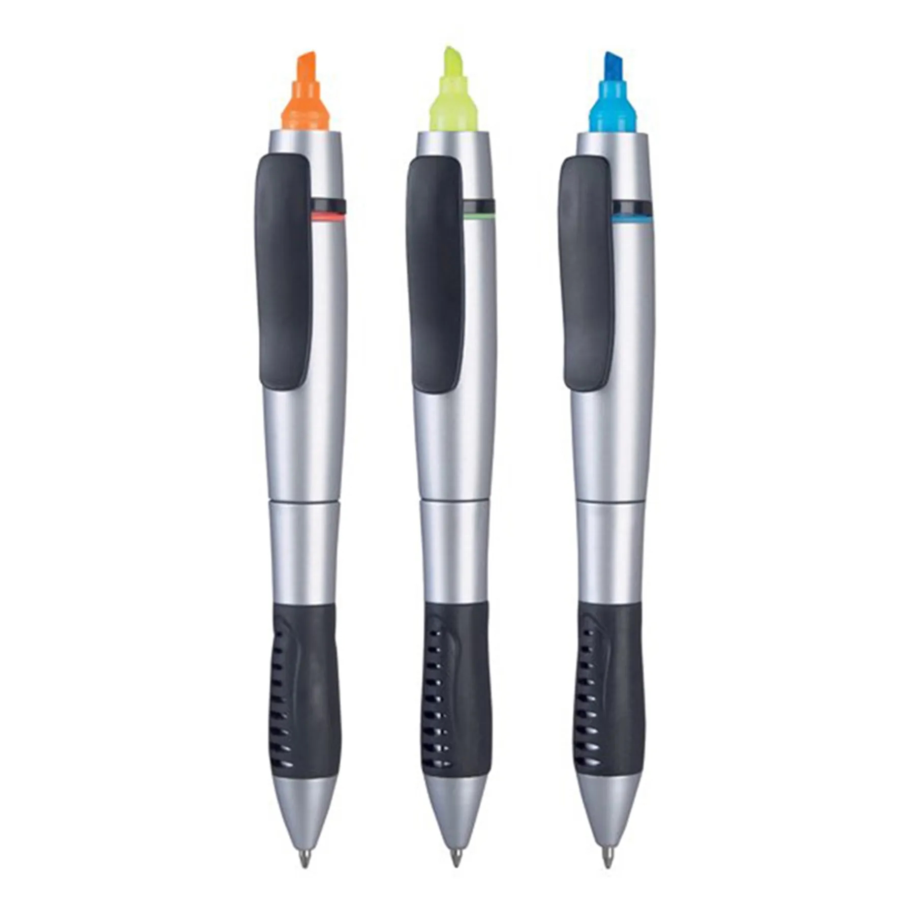 Highlighter With Ballpoint Pen Combo 3
