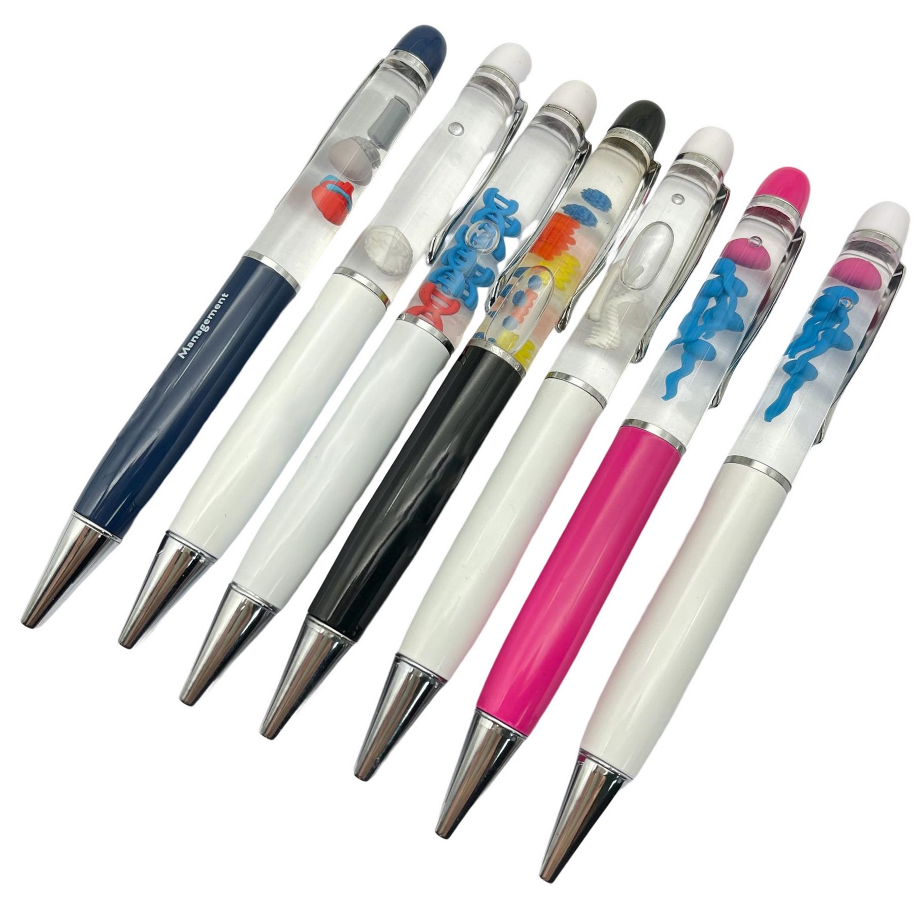 Custom Floating Sand Timer Pens 1