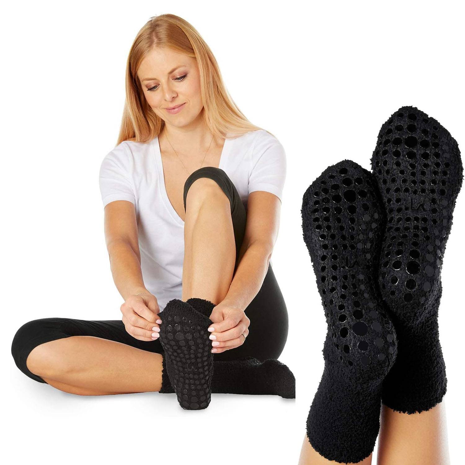 Fuzzy Socks With Grips for Women 5