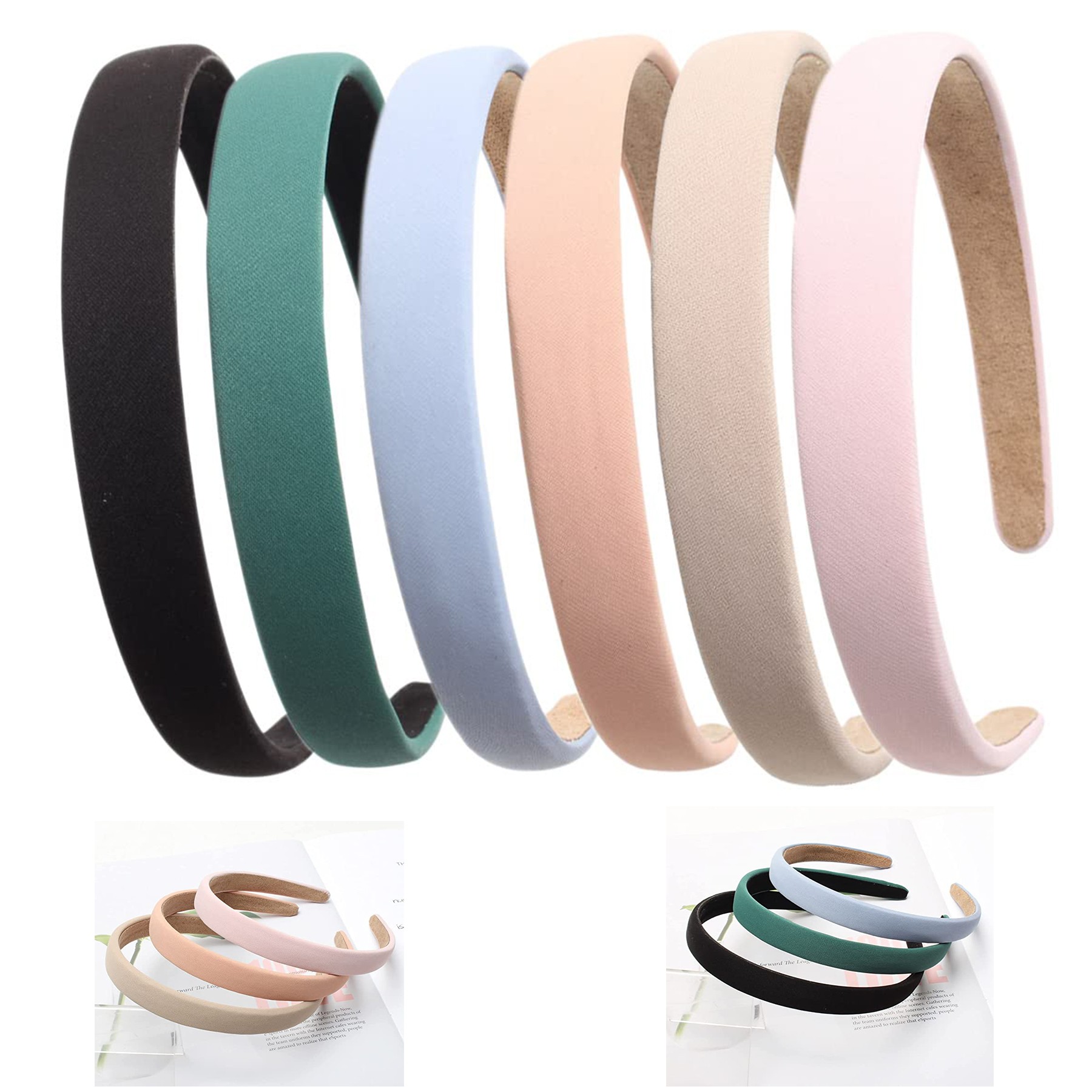 0.78 Inch Solid Simple Headband 1