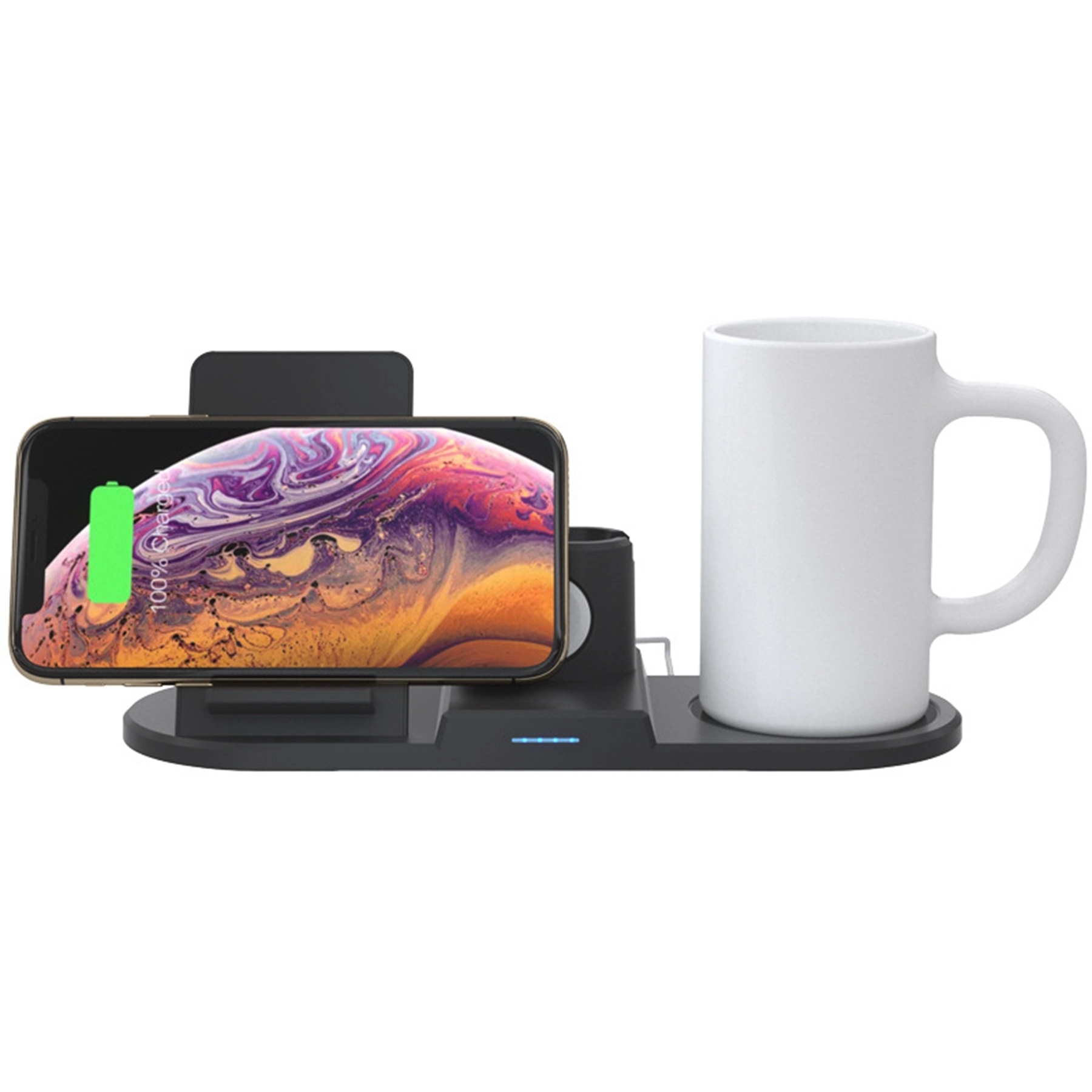 15W Multi-function Wireless Charger with Heating Cup 11