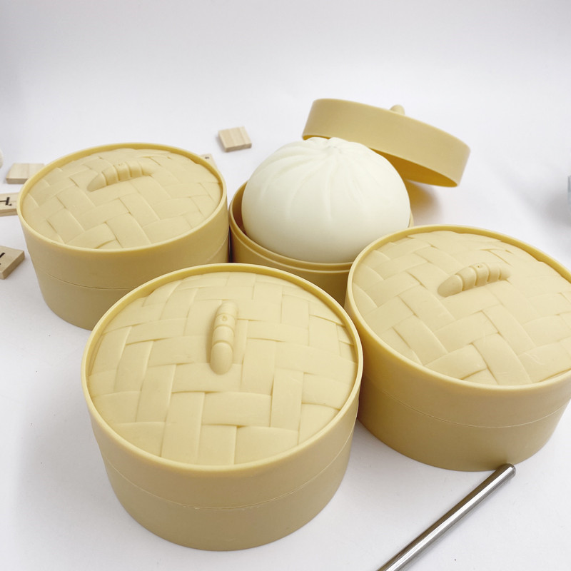 Squeezing Simulation Big Bun Toy 1